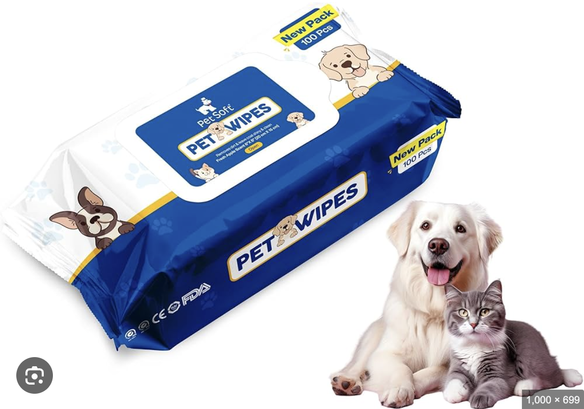 M-Pets Travel Cleaning Wipes (Body & Paws) (40pcs)