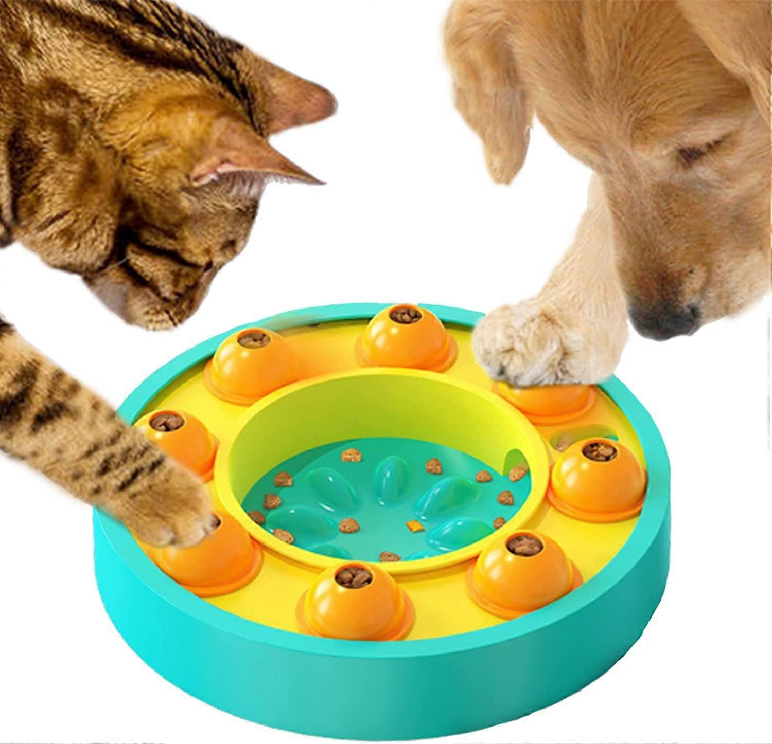 Cat and Dog Puzzle Slow Feeder Toy